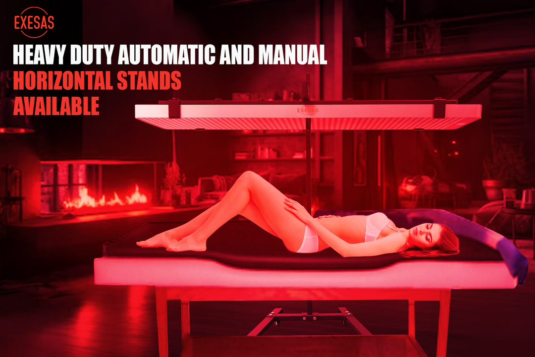 EXESAS   800 LED, 4000W Dual-Chip, Red Light Therapy Device for Full Body, 4-Wavelengths Infrared LED Panel for Skin, Weight, Pain, Wellness