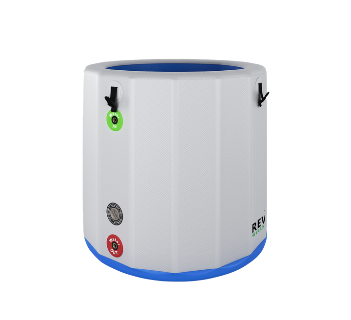 RevX Inflatable Barrel with Inflatable Steps