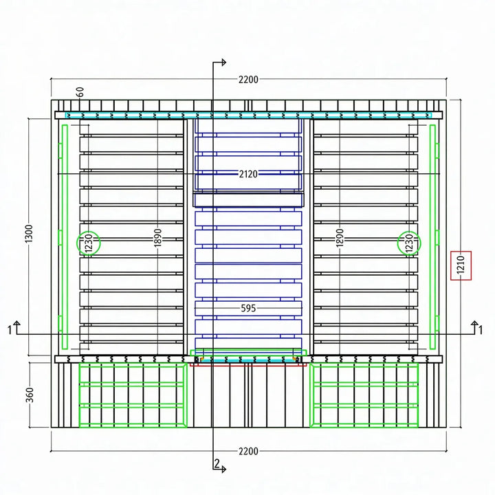 Helsinki Finnish Barrel Sauna with Terrace and WiFi Heater - Finnish Sauna Builders
